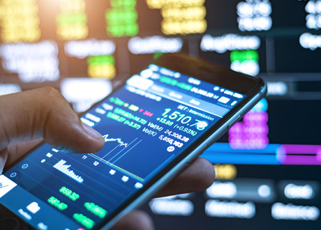 Trading markets on mobile